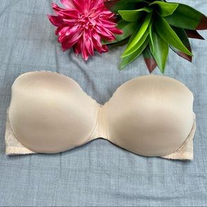 Strapless nude bra 36D